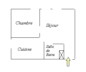 plan de l'appartement n4